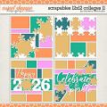 Scrapables: 12x12 Collages 11 Layered Templates by Amber Scrapables: 12x12 Collages 11 Layered Templates by Amber