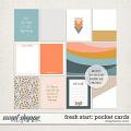 Fresh Start: Pocket Cards | Designed by Soco Fresh Start: Pocket Cards | Designed by Soco