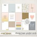 Choose Hope: Pocket Cards | Designed by Soco, Anita Designs and Rachel Etrog