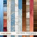 Cozy Winter Wood Papers by lliella designs Cozy Winter Wood Papers by lliella designs