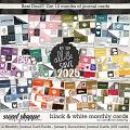 Black & White Monthly Journal Cards Collection (all released in 2025) by Connection Keeping Black & White Monthly Journal Cards Collection (all released in 2025) by Connection Keeping
