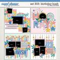 Cindy's Layered Templates - Set 303: Birthday Bash by Cindy Schneider Cindy's Layered Templates - Set 303: Birthday Bash by Cindy Schneider