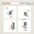 Simply Clean No. 10 | Designed by Soco Simply Clean No. 10 | Designed by Soco