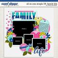 Cindy's Layered Templates - All In One Single 35: Family Life by Cindy Schneider