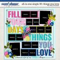 Cindy's Layered Templates - All in One Single 36: Things You Love by Cindy Schneider Cindy's Layered Templates - All in One Single 36: Things You Love by Cindy Schneider