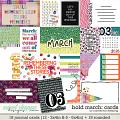 Bold March Journal Cards by Connection Keeping