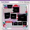 Cindy's Layered Templates - A Recap: February by Cindy Schneider Cindy's Layered Templates - A Recap: February by Cindy Schneider