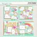 Love Happy Layered Templates by Alchemy Wild Studio