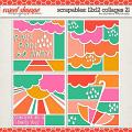 Scrapables: 12x12 Collages 21 Layered Templates by Amber
