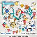 Bold April Stickers by Connection Keeping Bold April Stickers by Connection Keeping