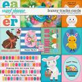 Bunny Tracks Cards by Clever Monkey Graphics 