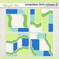 Scrapables: 12x12 Collages 22 Layered Templates by Amber