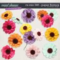 CU Mix 346 - Paper flowers by WendyP Designs