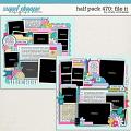 Cindy's Layered Templates - Half Pack 470: File It by Cindy Schneider