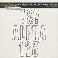 CU ALPHA | BIG & BOLD TEXTA OUTLINE by The Nifty Pixel CU ALPHA | BIG & BOLD TEXTA OUTLINE by The Nifty Pixel