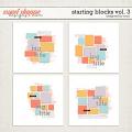 Starting Blocks Vol. 3 | Designed by Soco Starting Blocks Vol. 3 | Designed by Soco