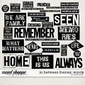 In Between Frames Words by Studio Basic 