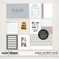 Papa: Pocket Cards | Designed by Soco and Rachel Etrog Designs