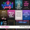 KTV Party Cards by lliella designs