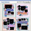 Cindy's Layered Templates - Set 312: Title Trends 4 by Cindy Schneider