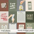 Family Budget Cards by Kelly Bangs Creative