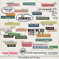 Bold September Wordart by Connection Keeping Bold September Wordart by Connection Keeping