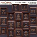 Midnight Library - Letterboards by WendyP Designs Midnight Library - Letterboards by WendyP Designs