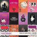 Boo to You Too - Cards by Red Ivy Design