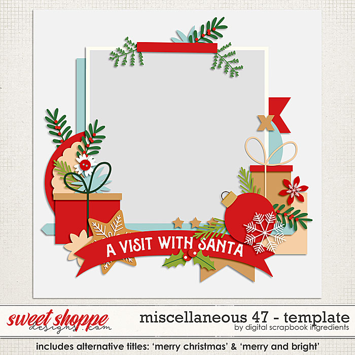 Miscellaneous 47 Template by Digital Scrapbook Ingredients