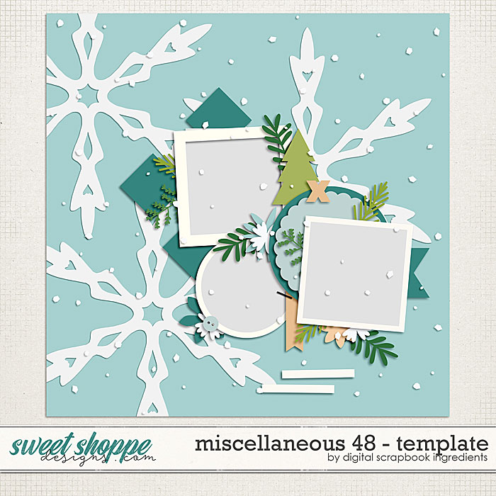 Miscellaneous 48 Template by Digital Scrapbook Ingredients