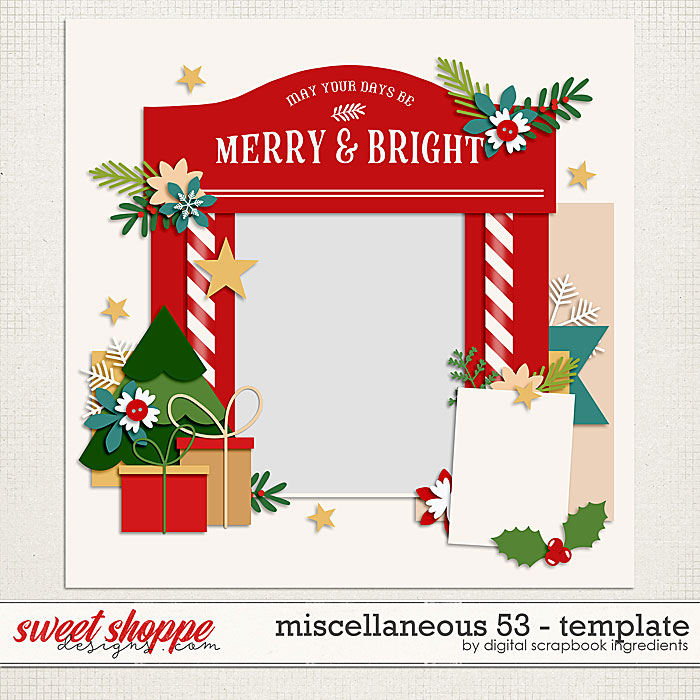 Miscellaneous 53 Template by Digital Scrapbook Ingredients