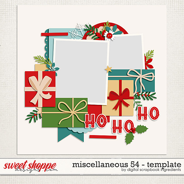 Miscellaneous 54 Template by Digital Scrapbook Ingredients