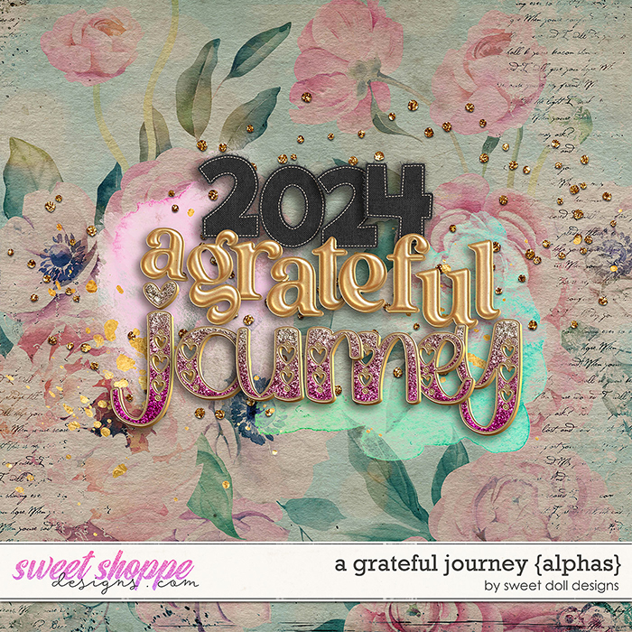 2024: A Grateful Journey {alphas} by Sweet Doll designs