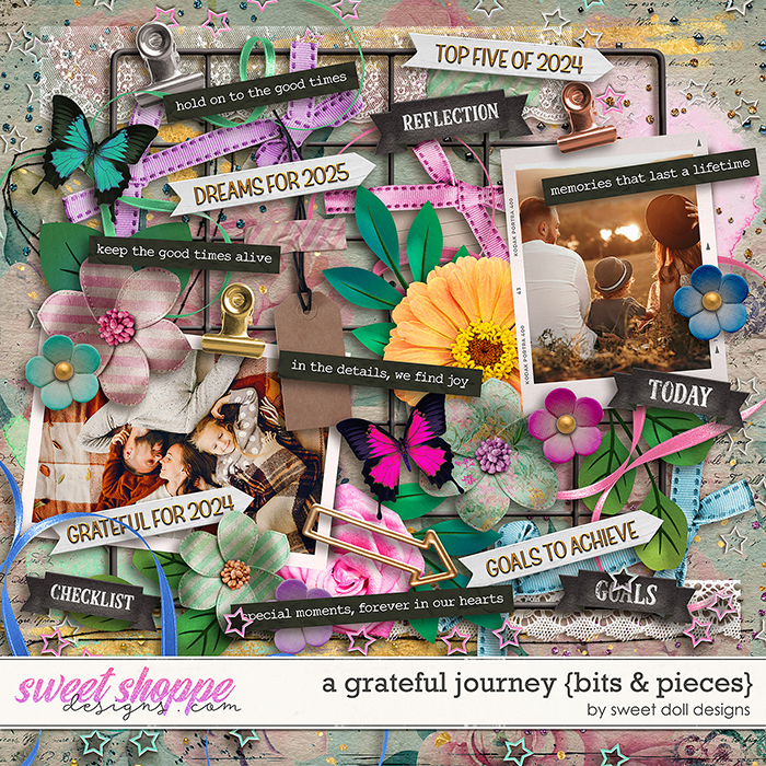 2024: A Grateful Journey {bits & pieces} by Sweet Doll designs