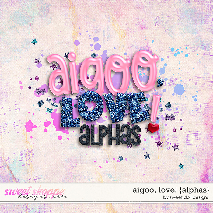 Aigoo, Love! {alphas} by Sweet Doll designs