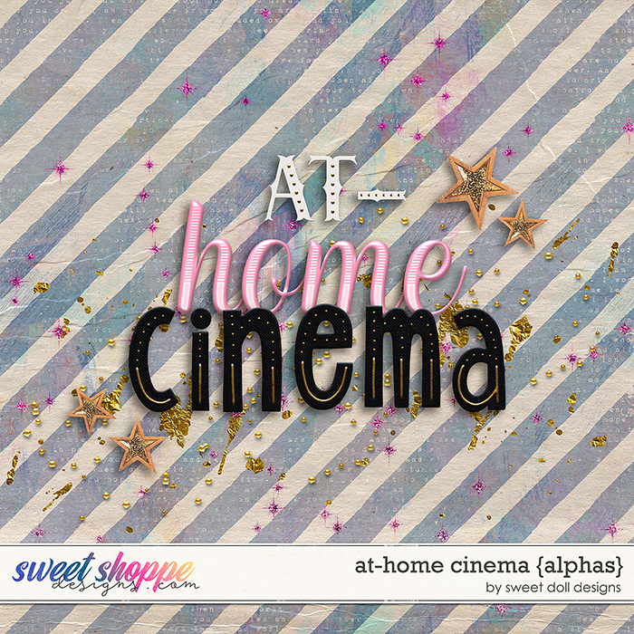 At-Home Cinema {alphas} by Sweet Doll designs