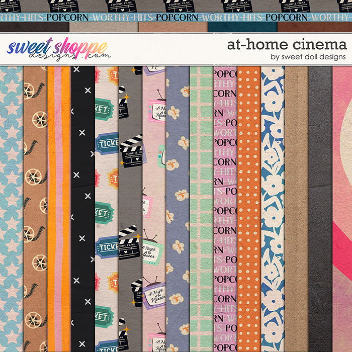 At-Home Cinema Papers by Sweet Doll designs