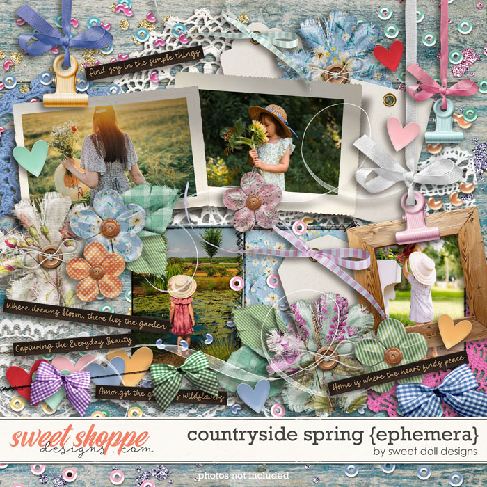Countryside Spring {+ephemera} by Sweet Doll designs  
