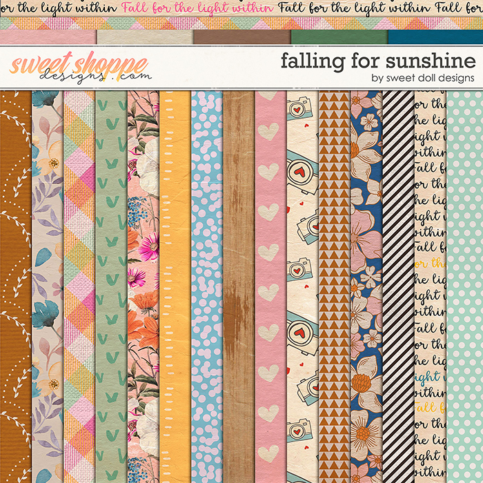 Falling for Sunshine Papers by Sweet Doll designs