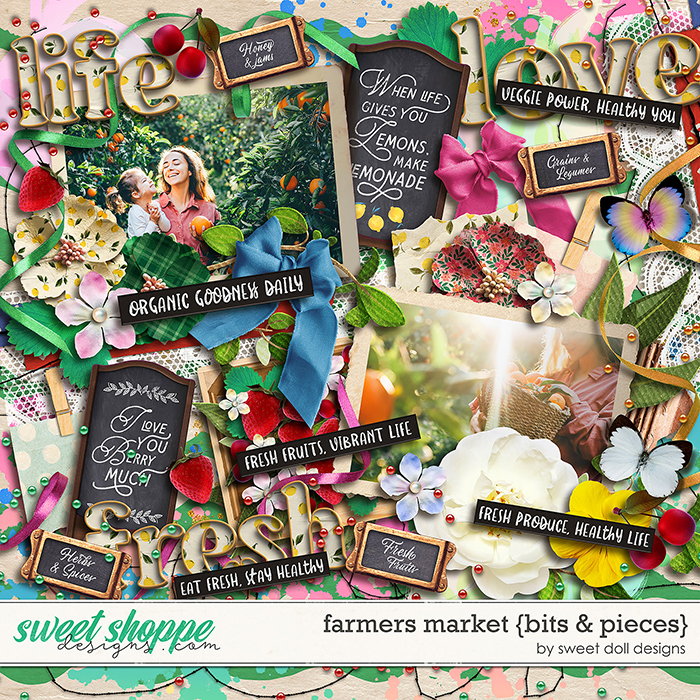 Farmers Market {bits & pieces} by Sweet Doll designs 