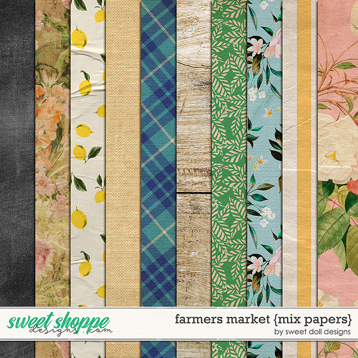 Farmers Market {Mix Papers} by Sweet Doll designs