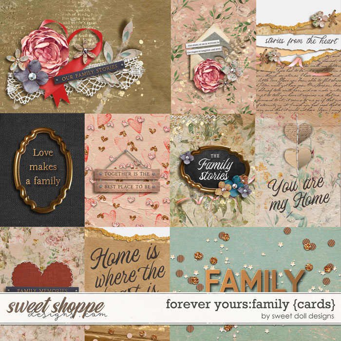Forever Yours: Family {+cards} by Sweet Doll designs  