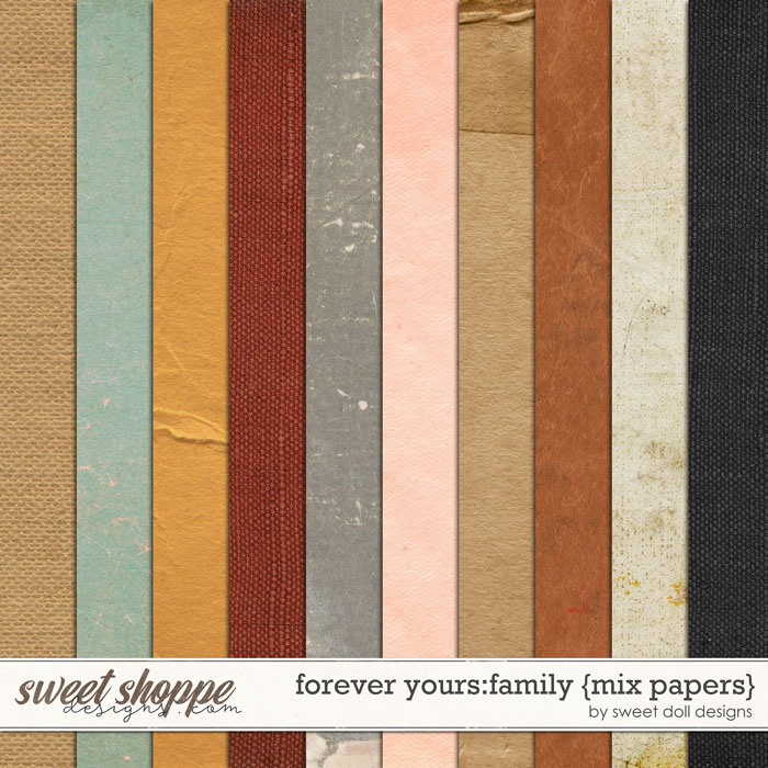 Forever Yours: Family {Mix Papers} by Sweet Doll designs 
