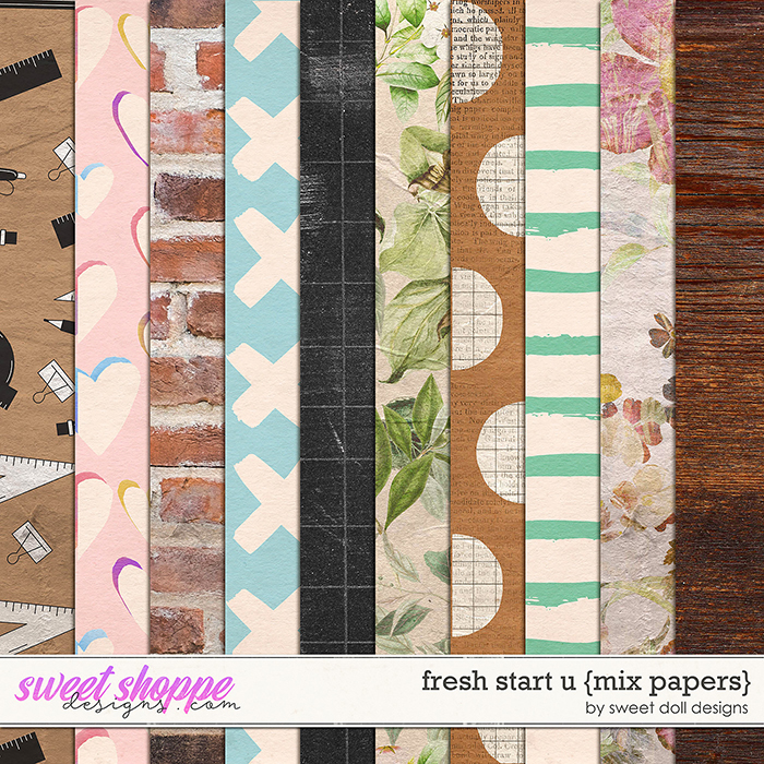 Fresh Start U {mix papers} by Sweet Doll designs