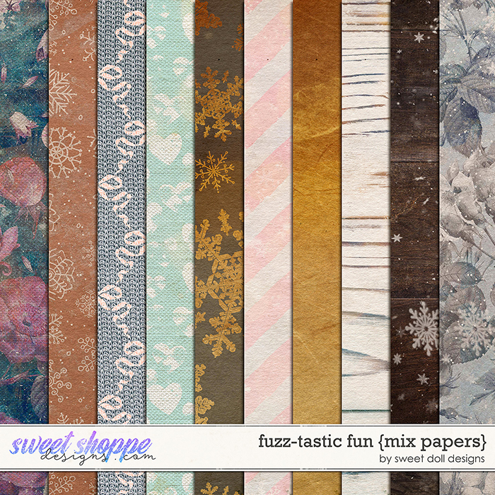 Fuzz-tastic Fun {mix papers} by Sweet Doll designs