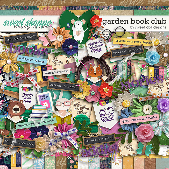 Garden Book Club kit by Sweet Doll designs  