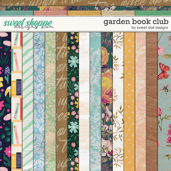 Garden Book Club Papers by Sweet Doll designs  