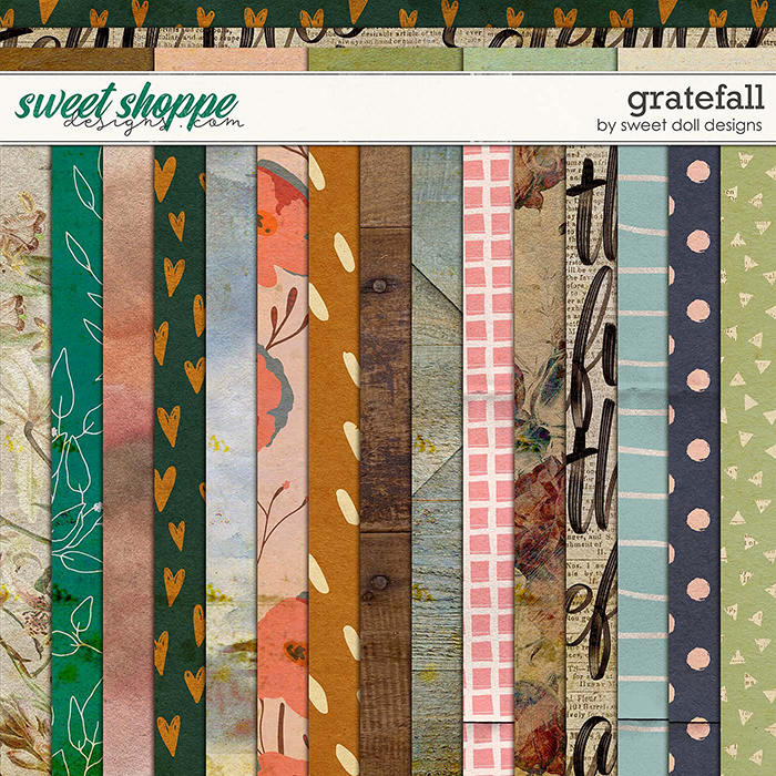 Gratefall Papers by Sweet Doll designs       