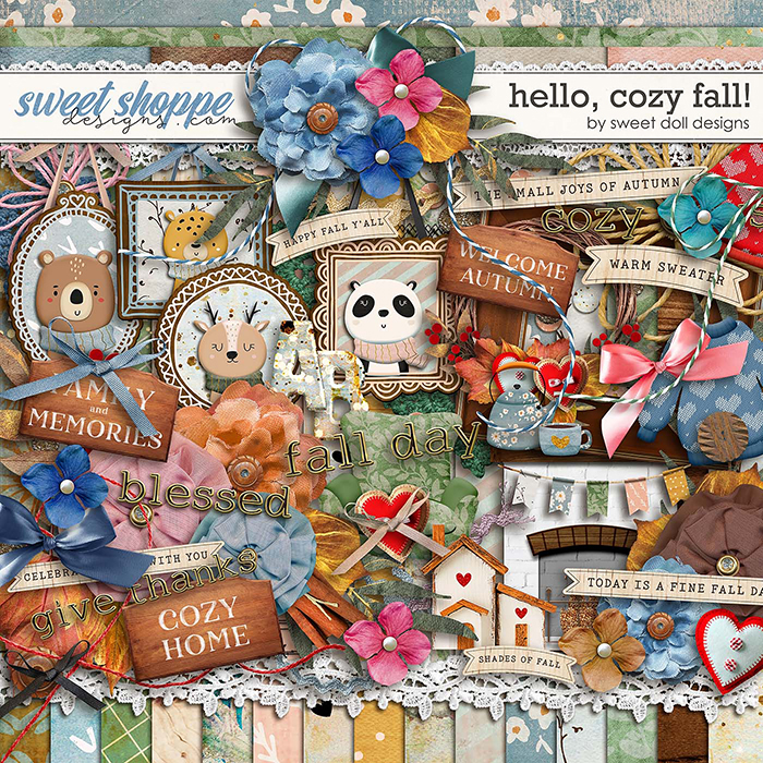 Hello, Cozy Fall! kit by Sweet Doll designs     