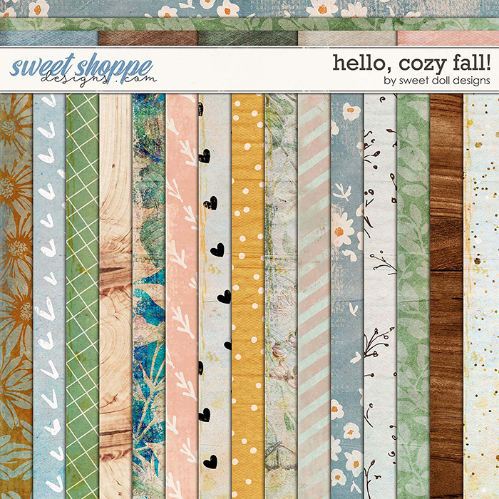 Hello, Cozy Fall! Papers by Sweet Doll designs    
